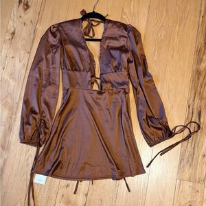 Fenity Beauty Rich Brown Fabric